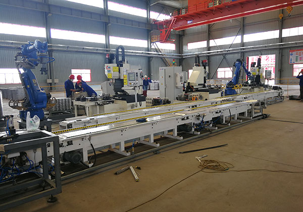 機器人工裝輸送線